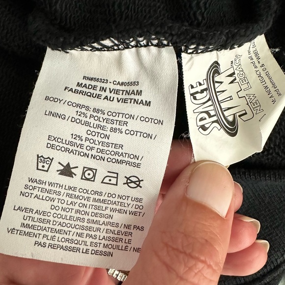 Nike Lebron Space Jam Tune Squad A New Legacy Hoodie Black Spellout Logo Men’s L - Picture 10 of 12